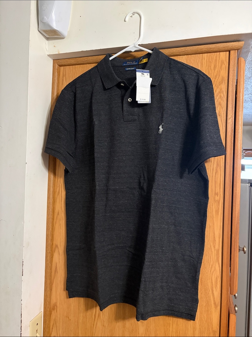Polo by Ralph Lauren Black Heather Short Sleeve Polo